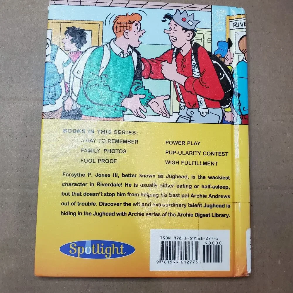 Archie Digest Library Jughead with Archie Lot Of 3, Spotlight Ex Library Binding